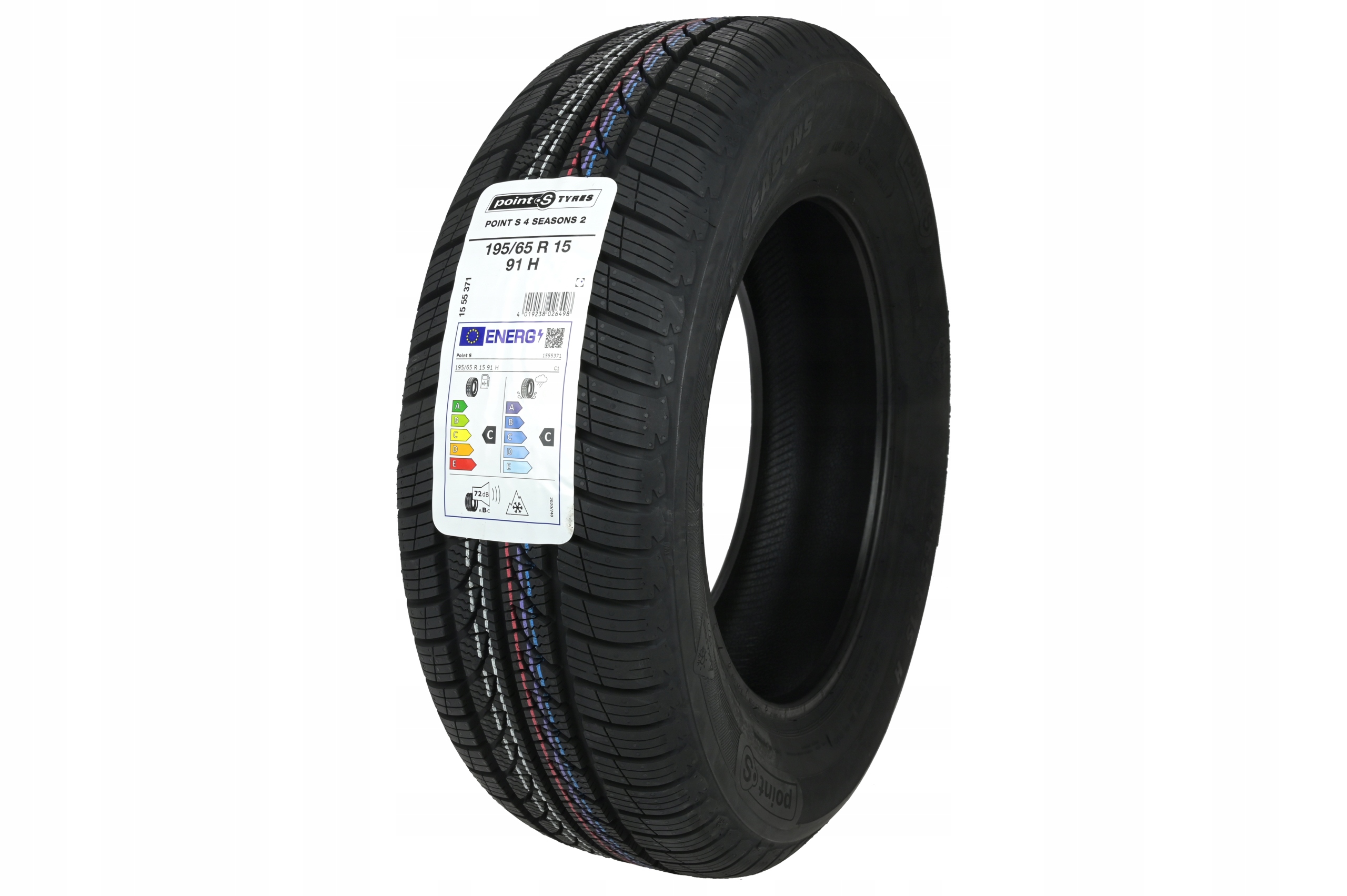 

1 x 195/65R15 91H 4Seasons 2 Point S Całoroczne