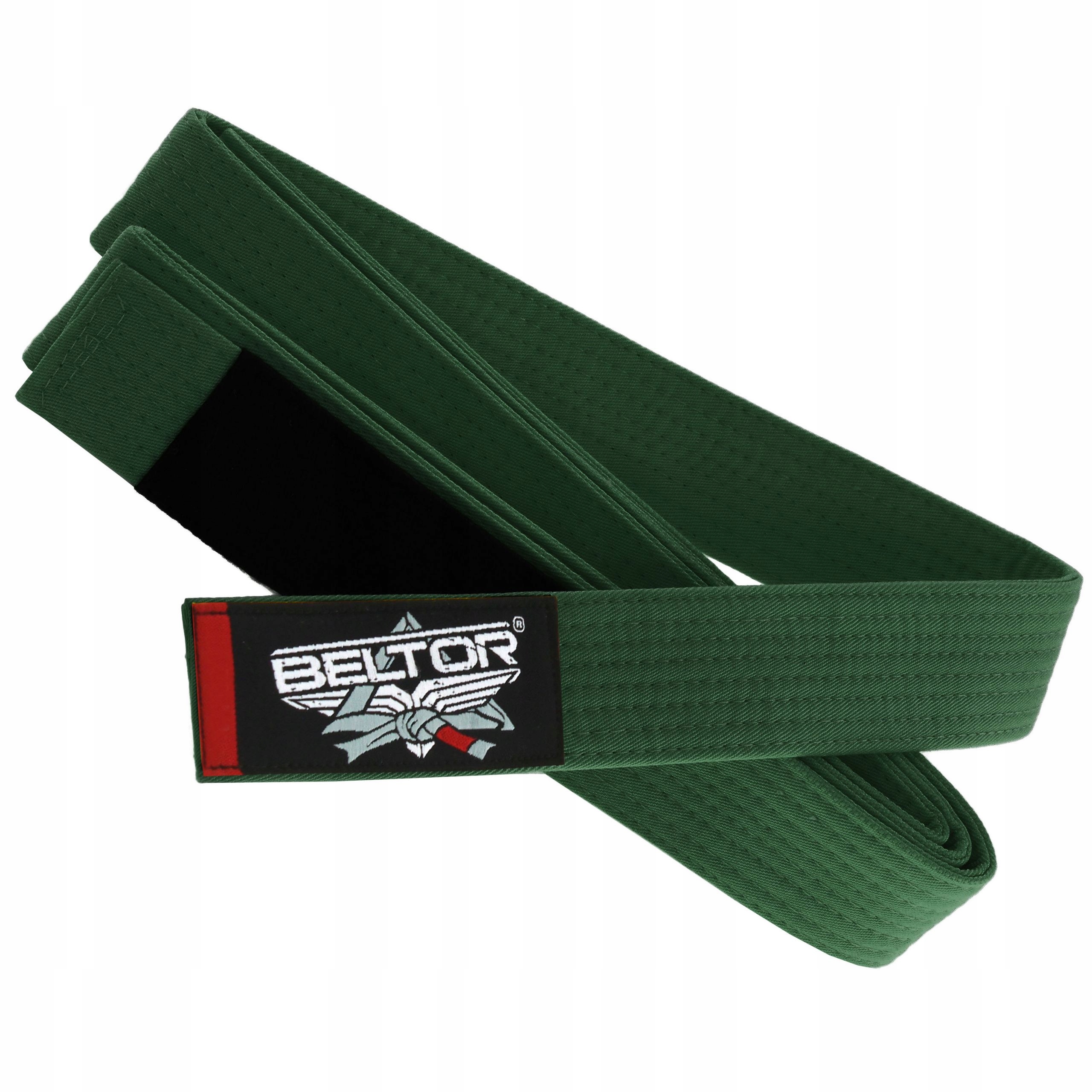 Beltor Pas Do Kimona Bjj Gi Dla Dzieci Kimono Kolor Zielony Rozmiar M00