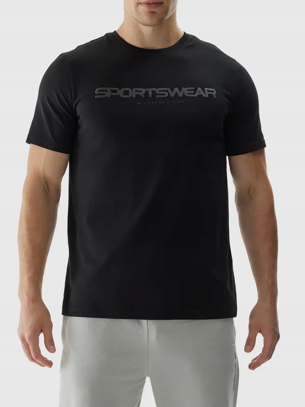 KOSZULKA MĘSKA 4F T-SHIRT SPORTOWY BAWEŁNIANY CASUAL AW24M1586 Materiał dominujący bawełna