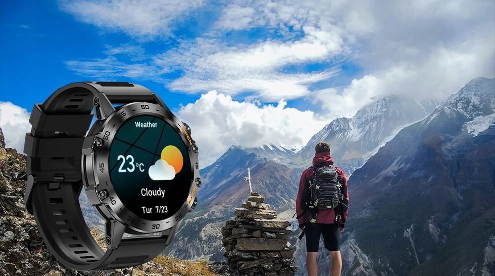 Smartwatch Gravity GT9-1 Kształt koperty okrągła