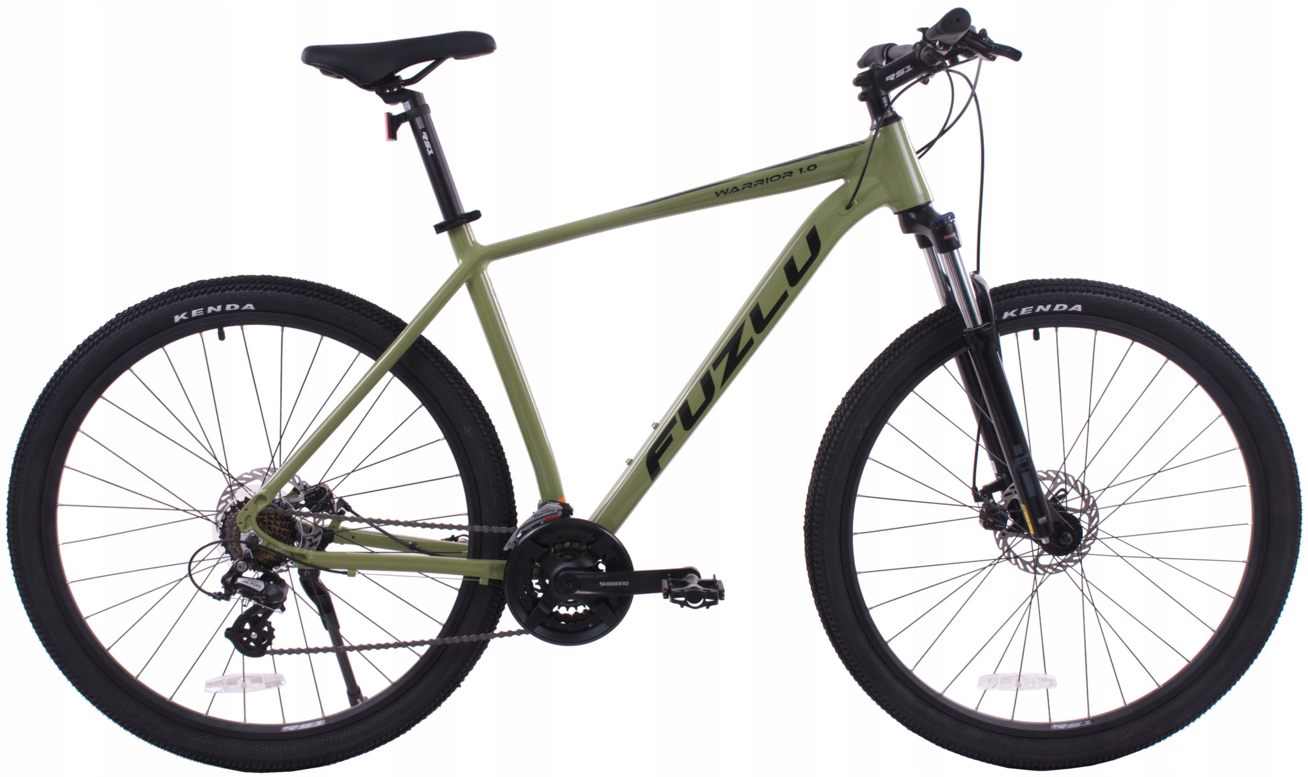 Rower górski 29” Fuzlu Warrior 1.0 21" khaki-czarny połysk