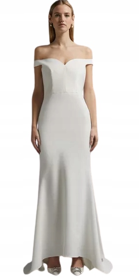 Coast Dámské Maxi Šaty Elegantní Bílé 40 1YFF