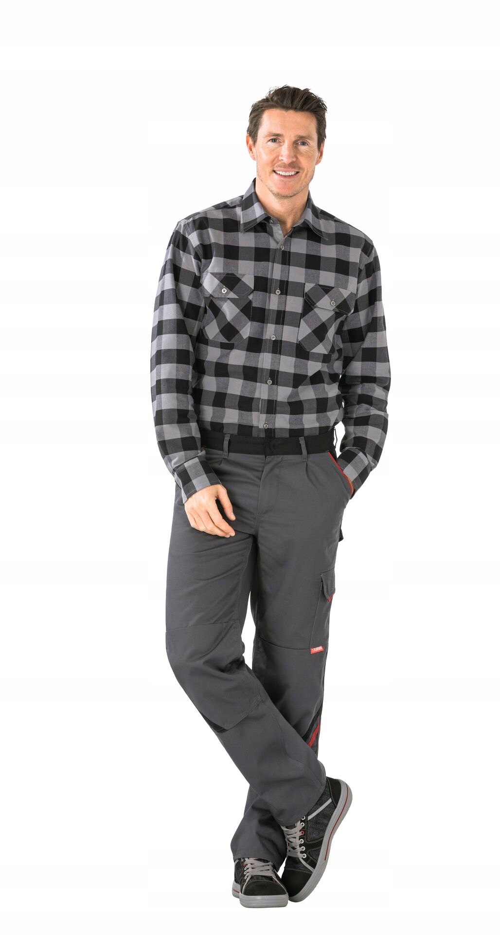 Męskie spodnie do pasa robocze Planam Highline r69