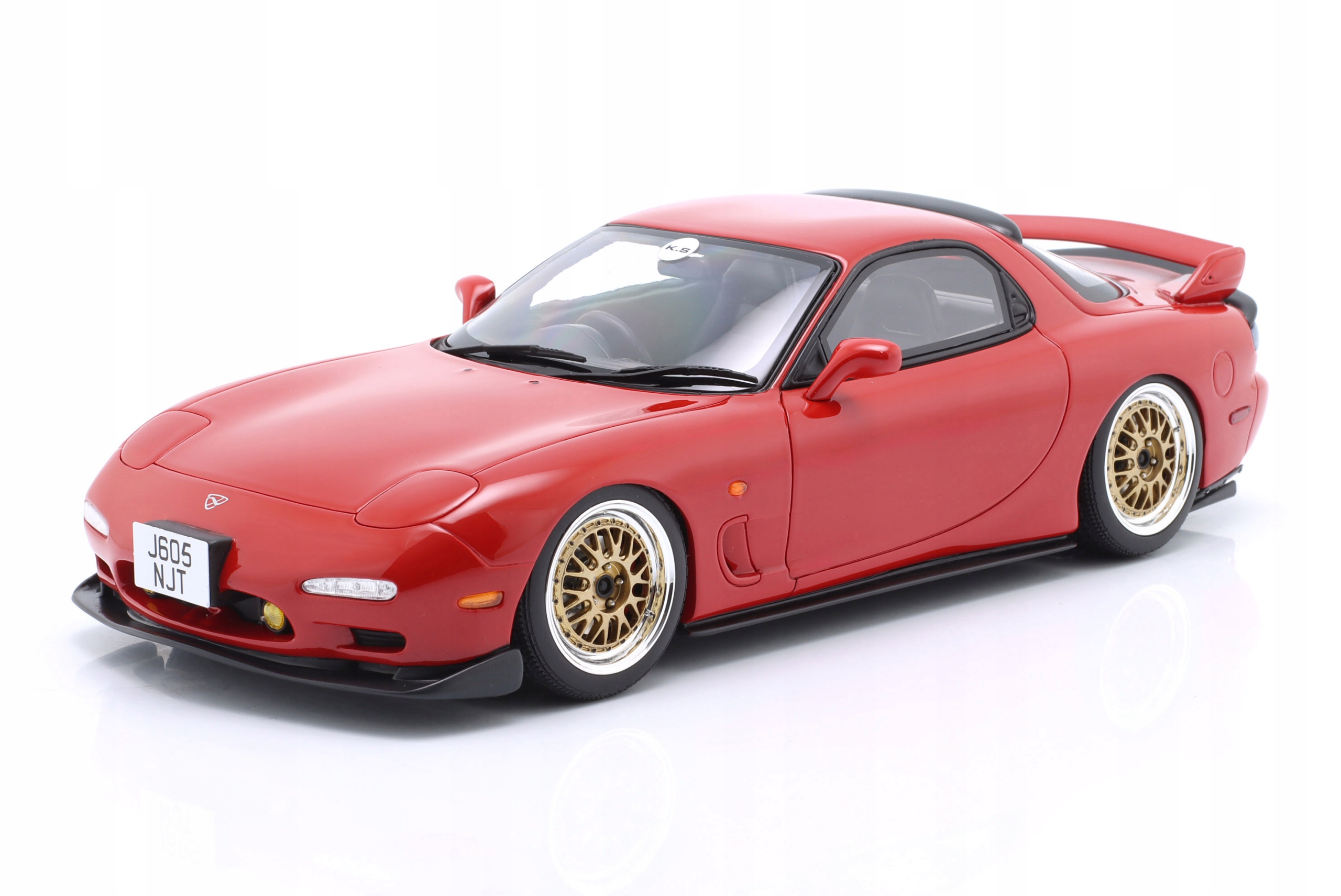 Mazda RX7 RX-7 Khyzyl Saleem 2020 Red Otto Mobile 1:18 1/18 Model OT1062