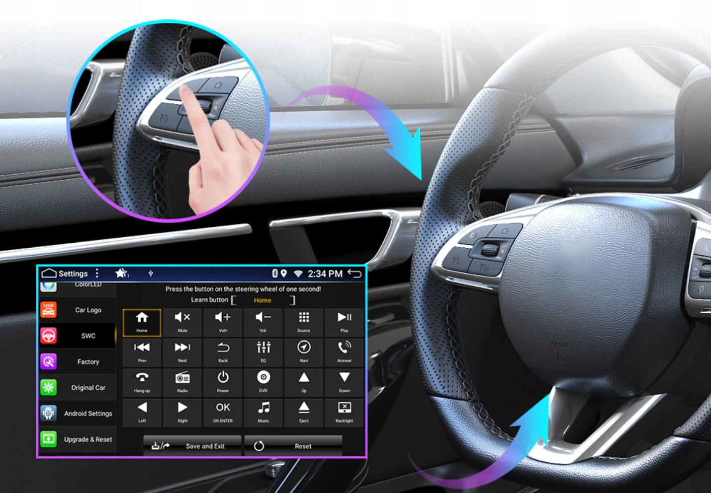 RADIO ANDROID FORD FOCUS MK3 9CAL 8CORE 4/64GB DSP Komunikacja GPS Bluetooth Wi-Fi