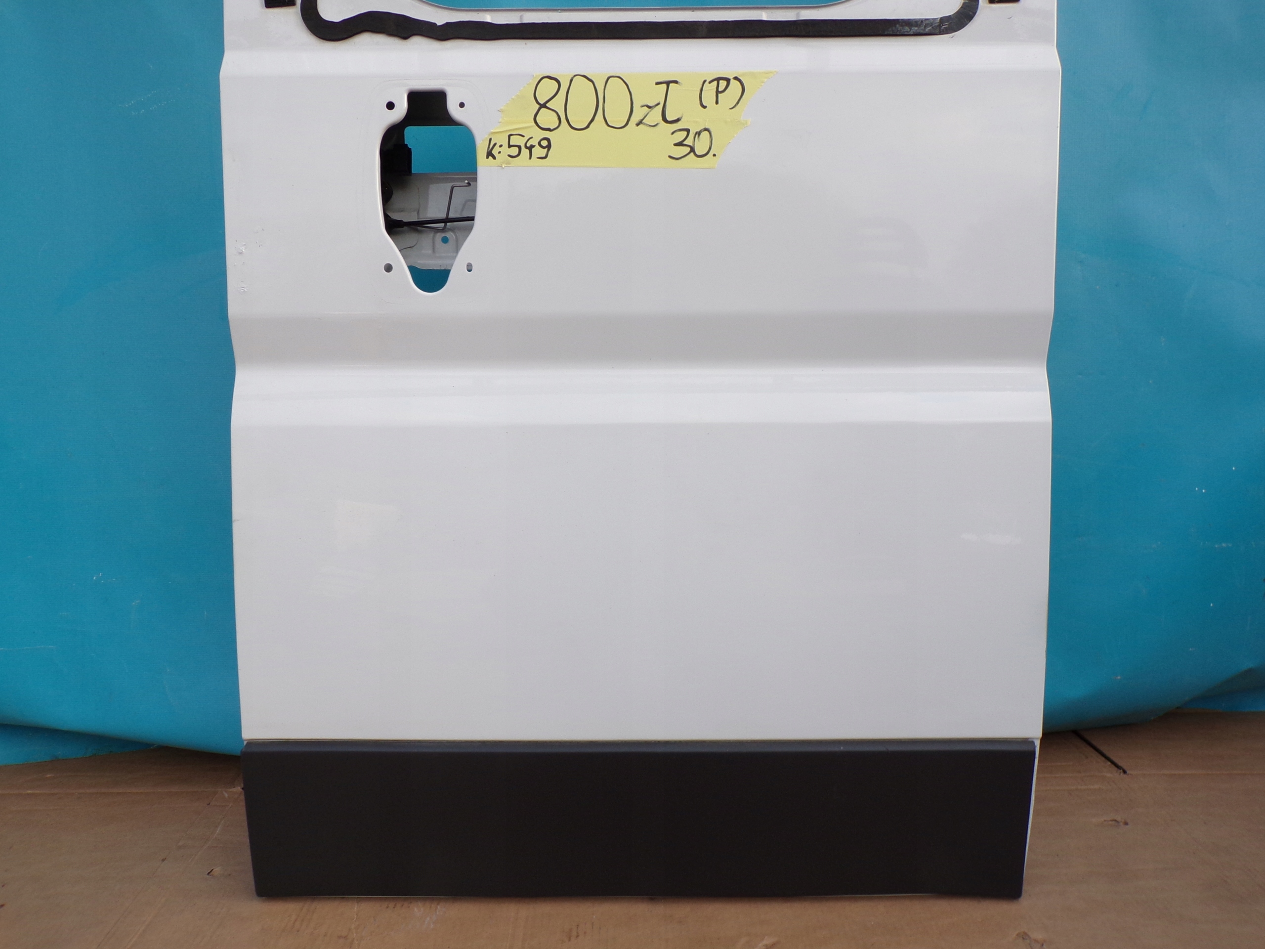 DUCATO JUMPER BOXER 06- door rear. right below SZYBE H2 190cm BIALE