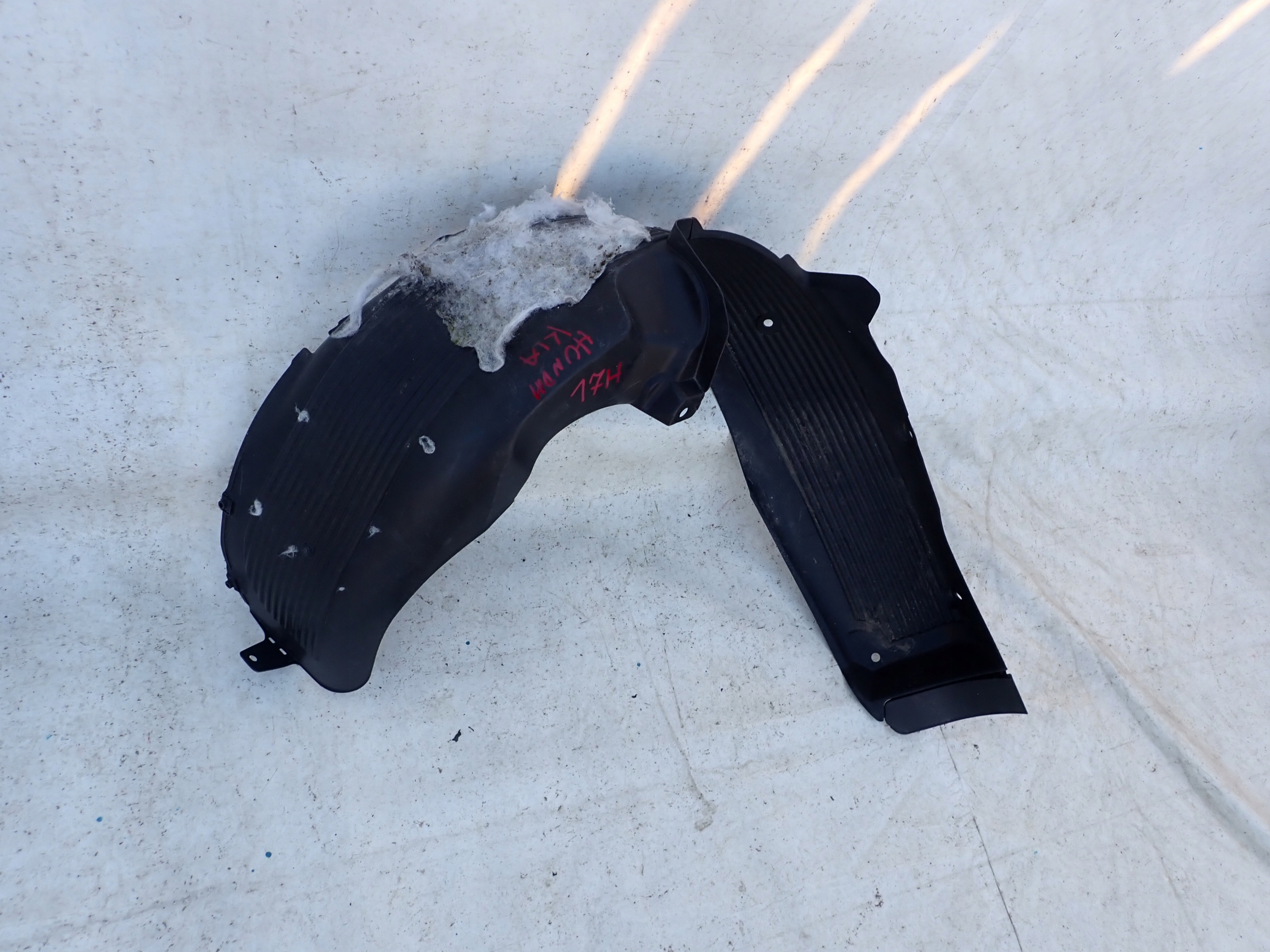 KIA CEED II 12-16 mudguard left rear part rear. KOMBI