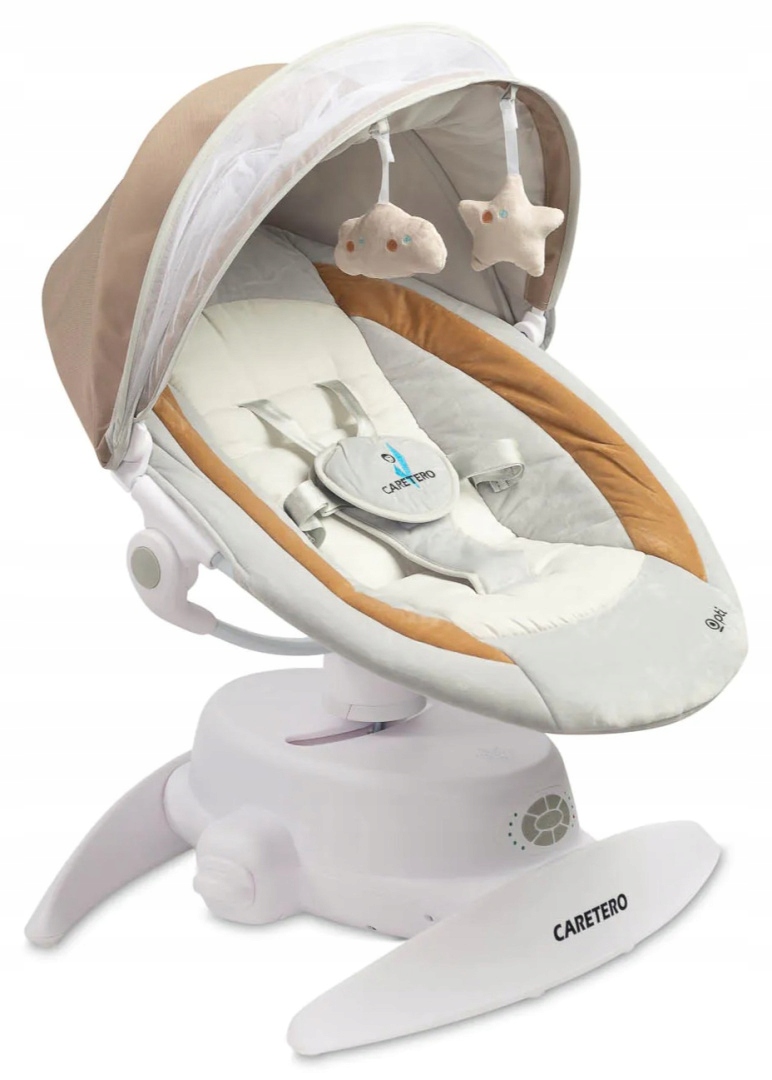 OPTI Caretero Bujaczek leżaczek elektryczny do 9 kg - Brown