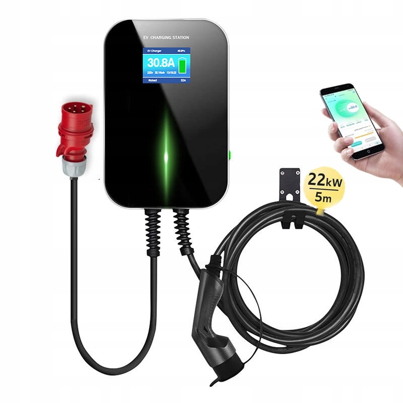 Nabíjačka Wallbox Besen BS20 22 kW s reguláciou výkonu, konektor 32A, wifi aplikácia