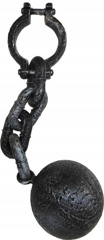 ŁAŃCUCH Z KULĄ DLA WIĘŹNIA