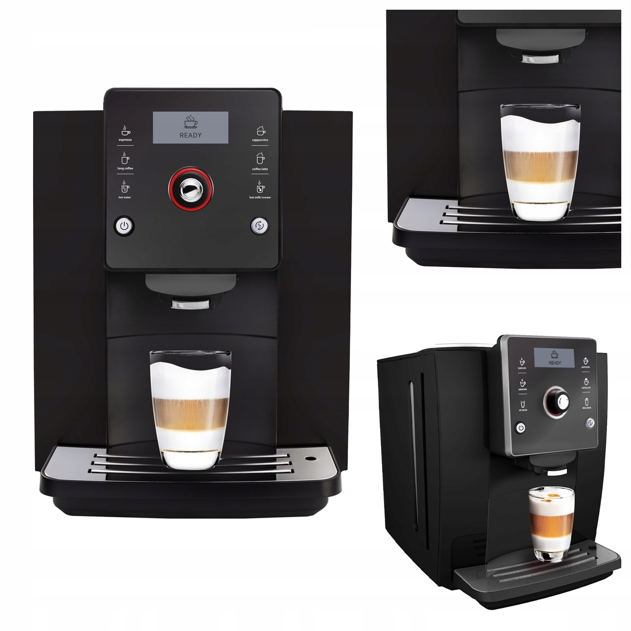 Ekspres Do Kawy Ciśnieniowy Automatyczny Questo M60 Czarny Do Domu Do Biura