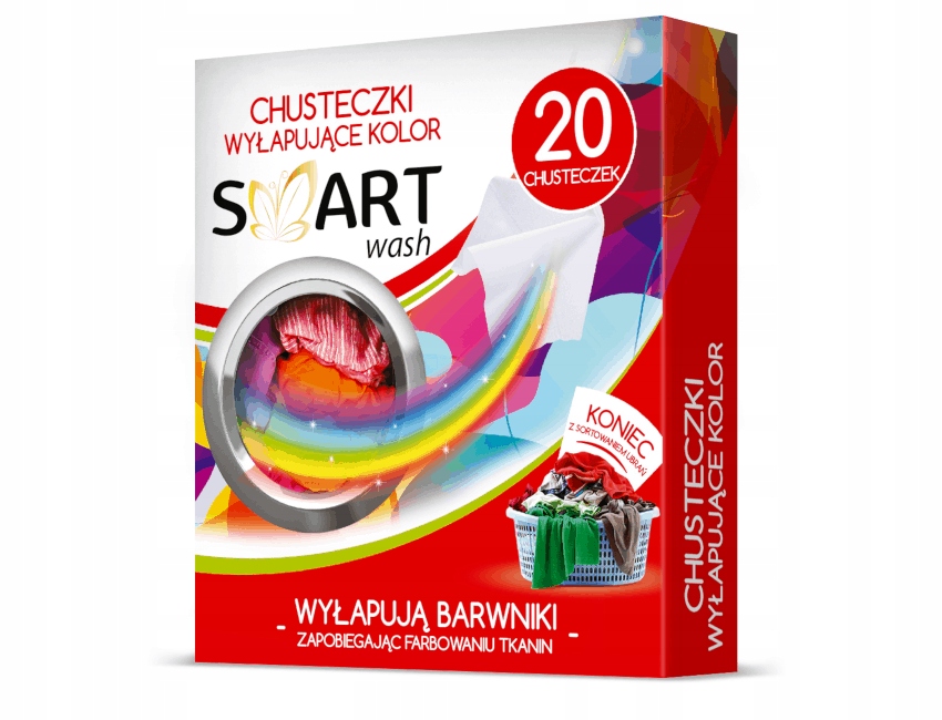 

Chusteczki Wyłapujące Kolor Smart A'20