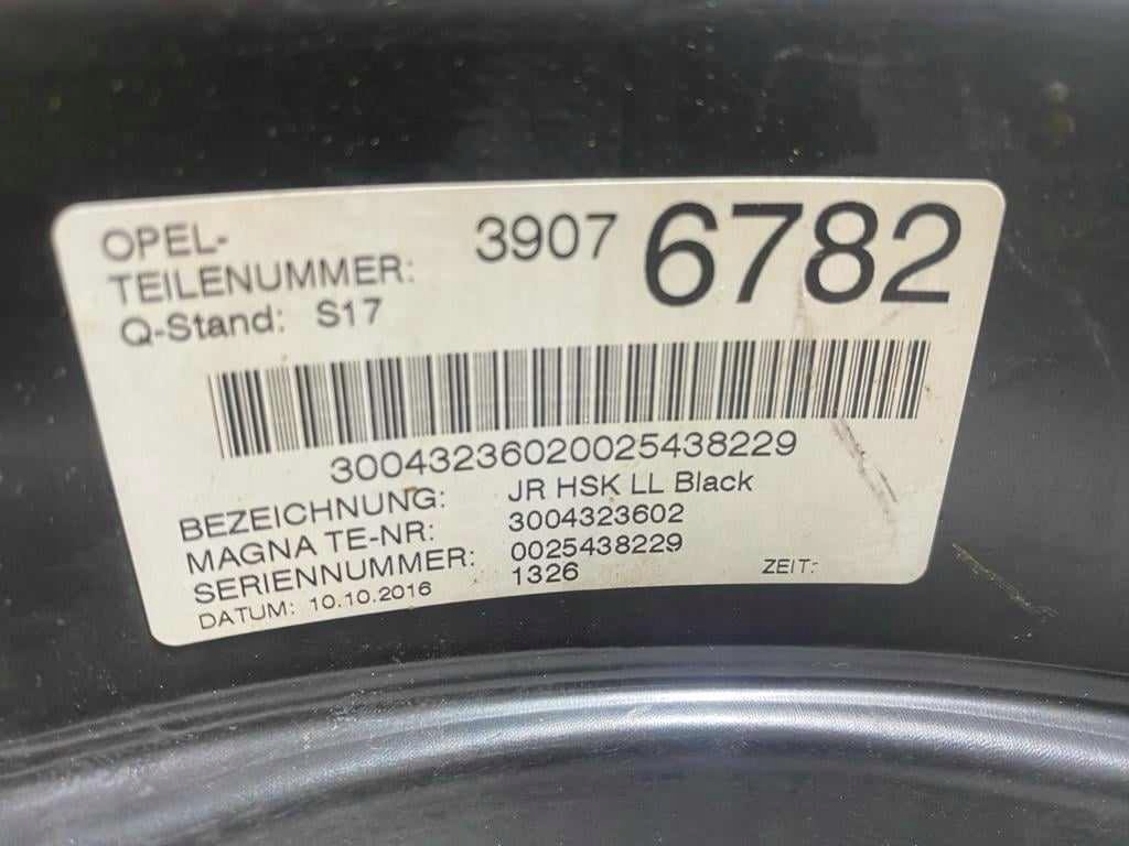 бардачок пассажира перед opel ADAM европа 39076782