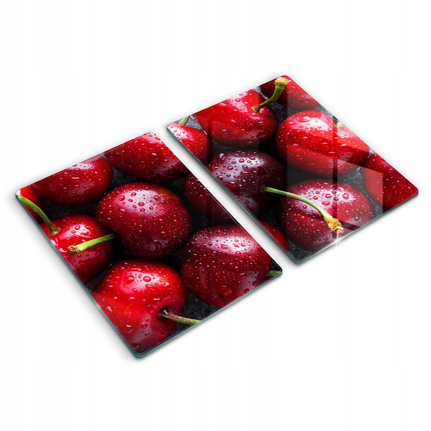 Sada servírovacích prkének na podnos na občerstvení 2x40x52 cm Zblízka na třešně