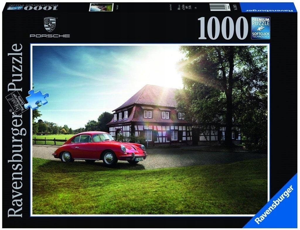 

Puzzle 1000 Klasyczne Porsche 356 Ravensburger