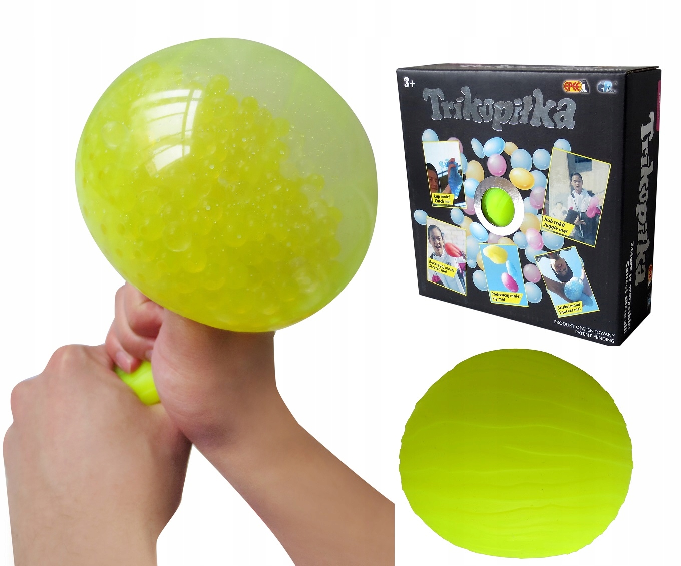 

Trikopiłka Gniotek Żelowa Piłka Slime Triki