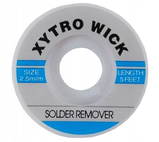 

Plecionka Taśma Rozlutownicza Wick 2.5mm x 1.5m