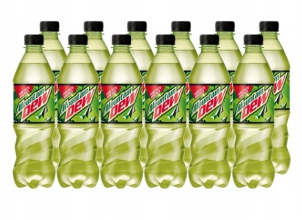 Levně Sycený nápoj Mountain Dew s citrusovou příchutí, láhev 12 x 500 ml, sada