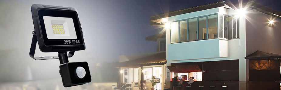 NAŚWIETLACZ HALOGEN Z CZUJNIKIEM RUCHU ZMIERZCHU Stan opakowania oryginalne