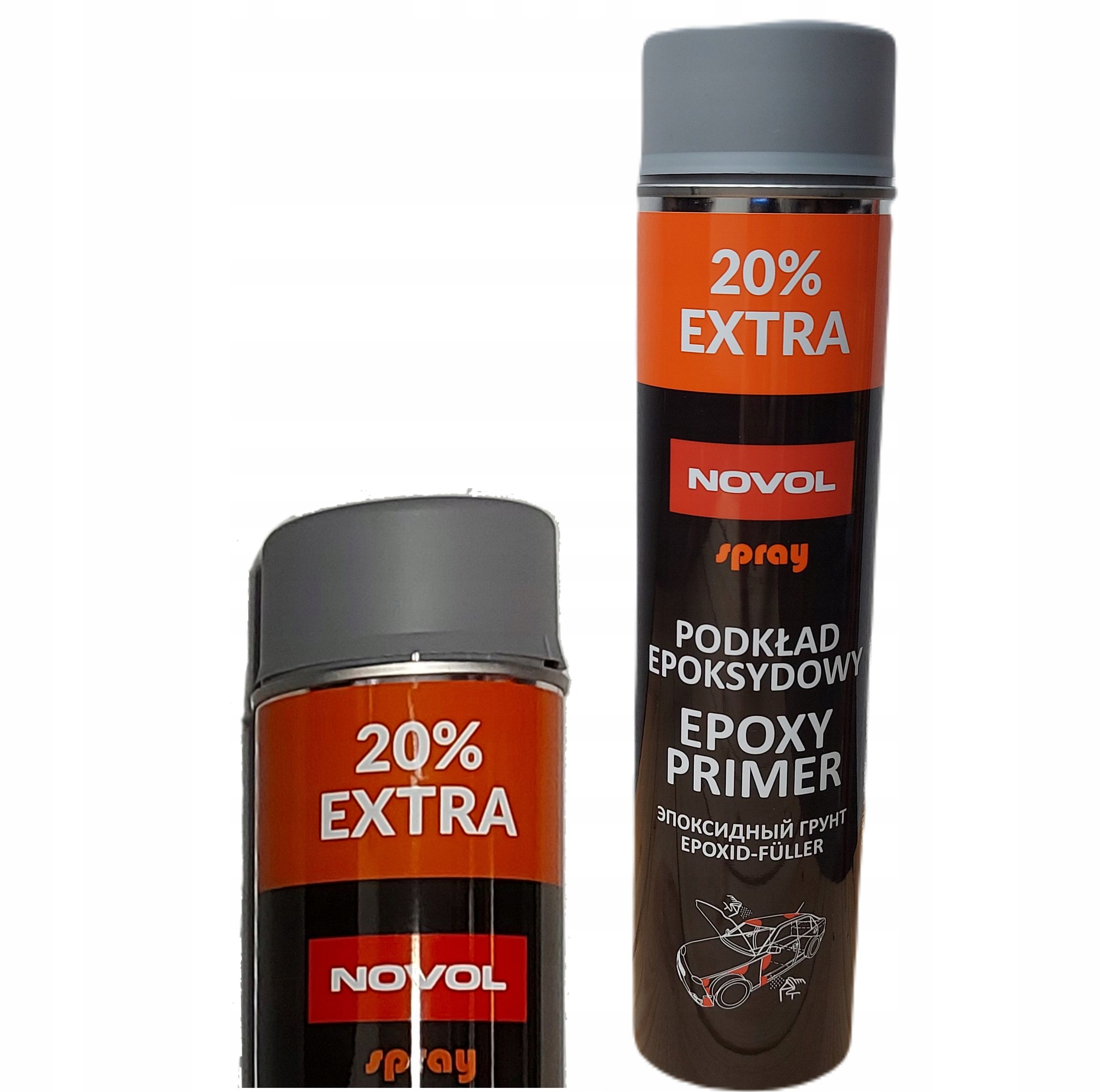

Novol Podkład Epoksydowy 500ml Szary Spray