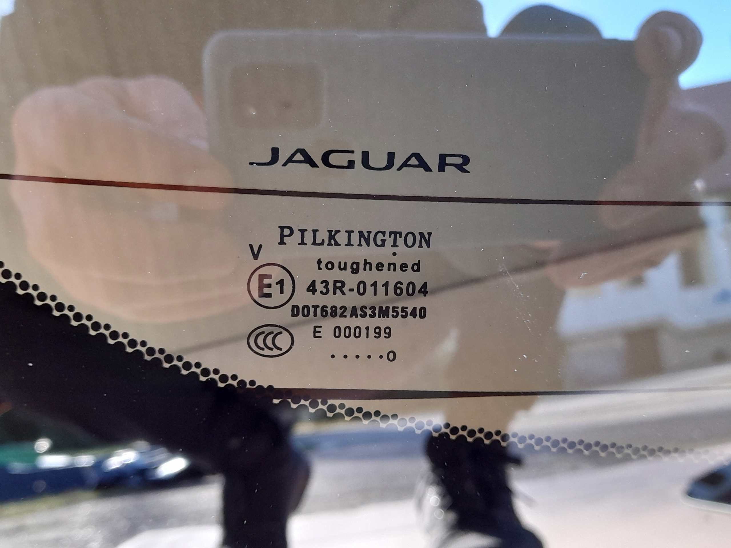 ABLAK hátso far JAGUAR XF X260 ORG CALA