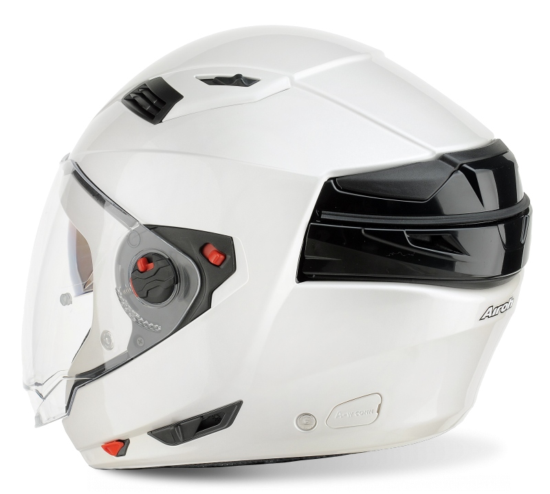 KASK AIROH EXECUTIVE WHITE GLOSS S Obwód głowy 55-56 cm
