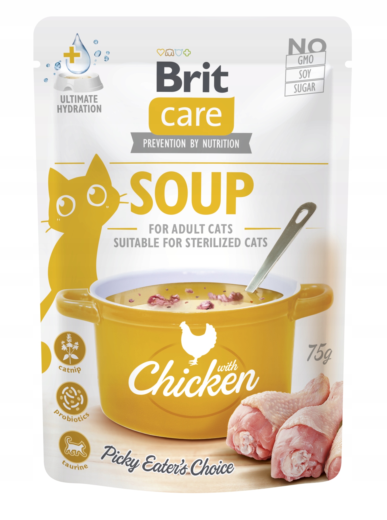 13x Brit Care Cat Soup s kuřecím masem 75g