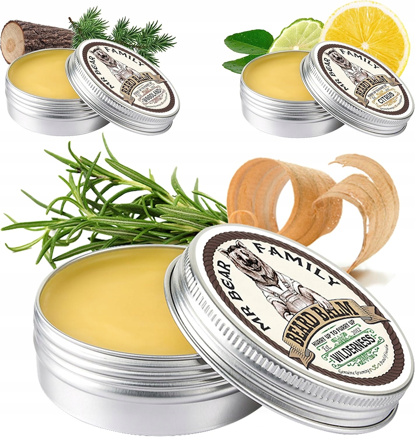 Mr Bear Family balzám na vousy Wilderness hydratační styling 60 Ml