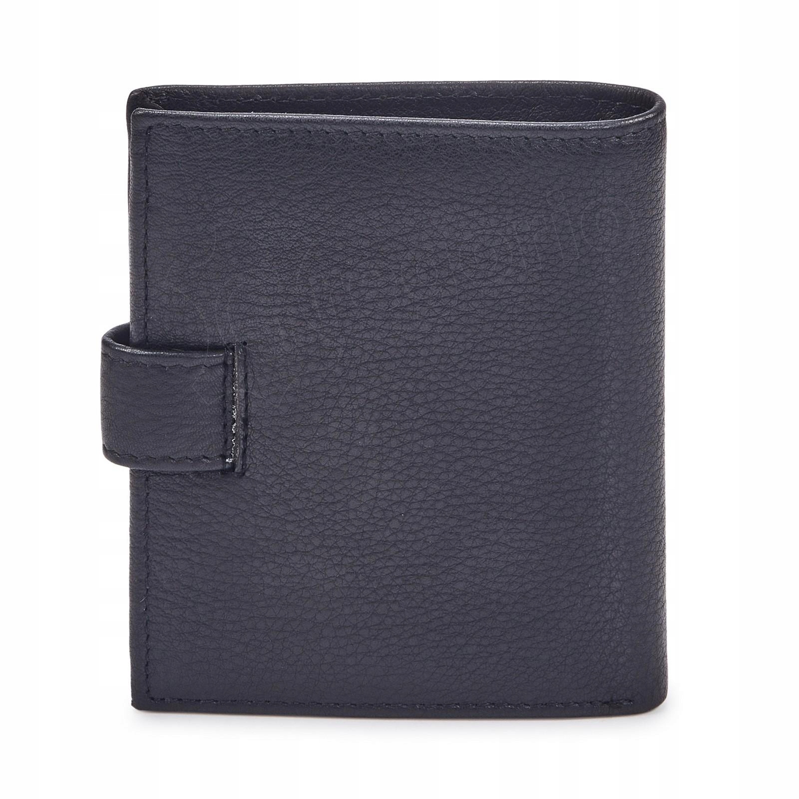 ORYGINALNY MAŁY SKÓRZANY PORTFEL MĘSKI RFID NORDEE Marka NORDEE