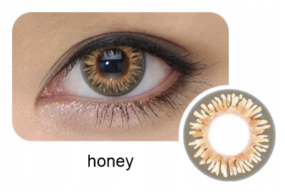 

Kolorowe soczewki Cool Look Honey 2szt
