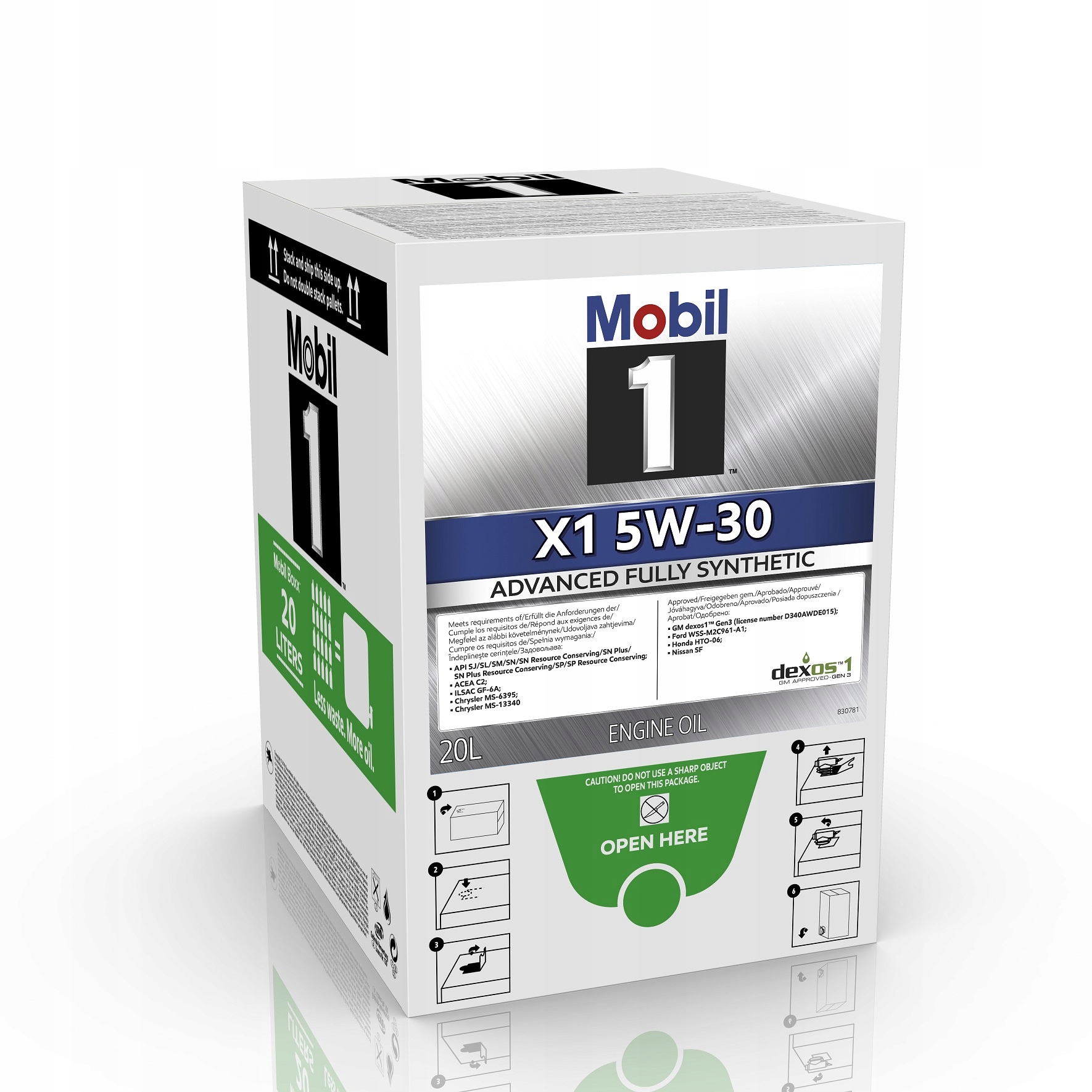 MOBIL 1 X1 5W30 BAG-IN-BOX 20L