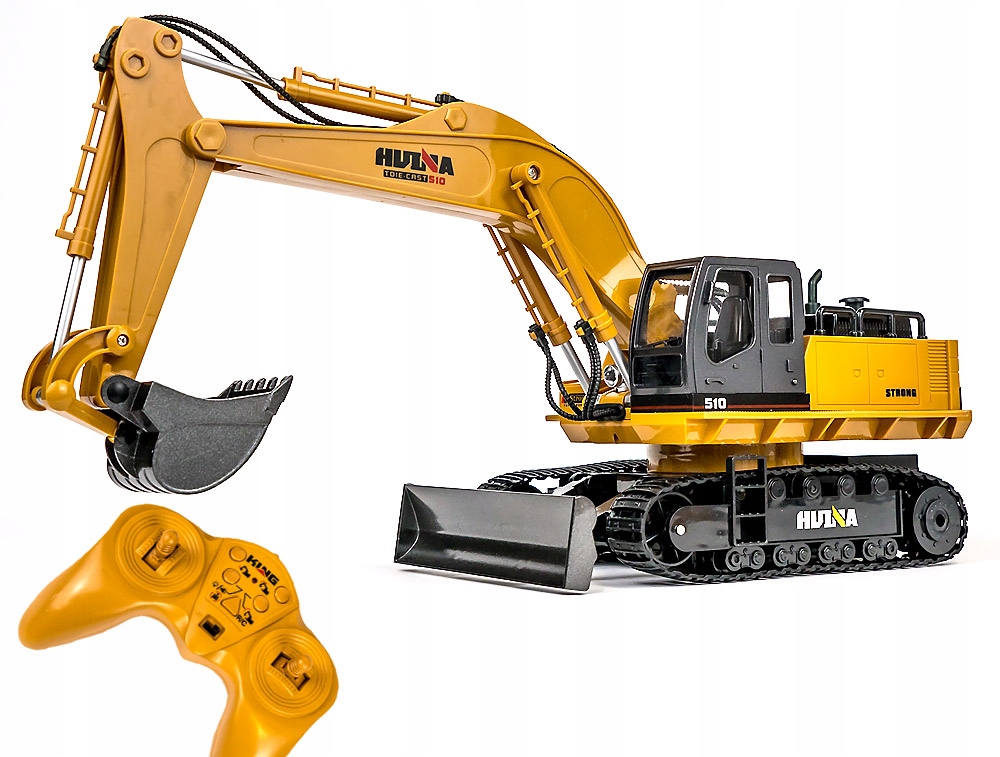 

Koparka Duża Metalowa Zdalnie Sterowana Spychacz