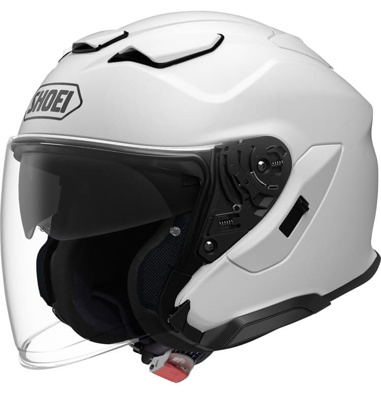 Shoei J-cruise 3 Motocyklová Prilba Otvorená Je Biela