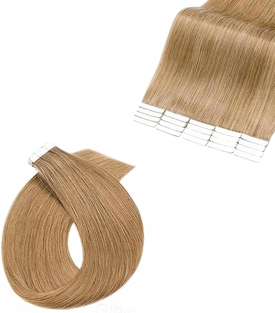 Włosy naturalne do przedłużania 20 sztuk/50 miodowy blond