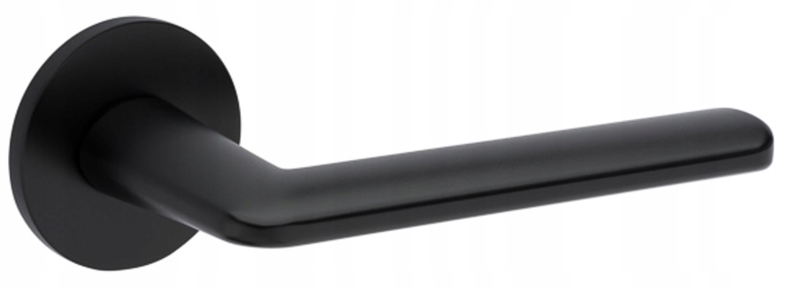 Kľučka na okrúhlej rozete Tupai 3098 5S-155 čierna matná velvetová