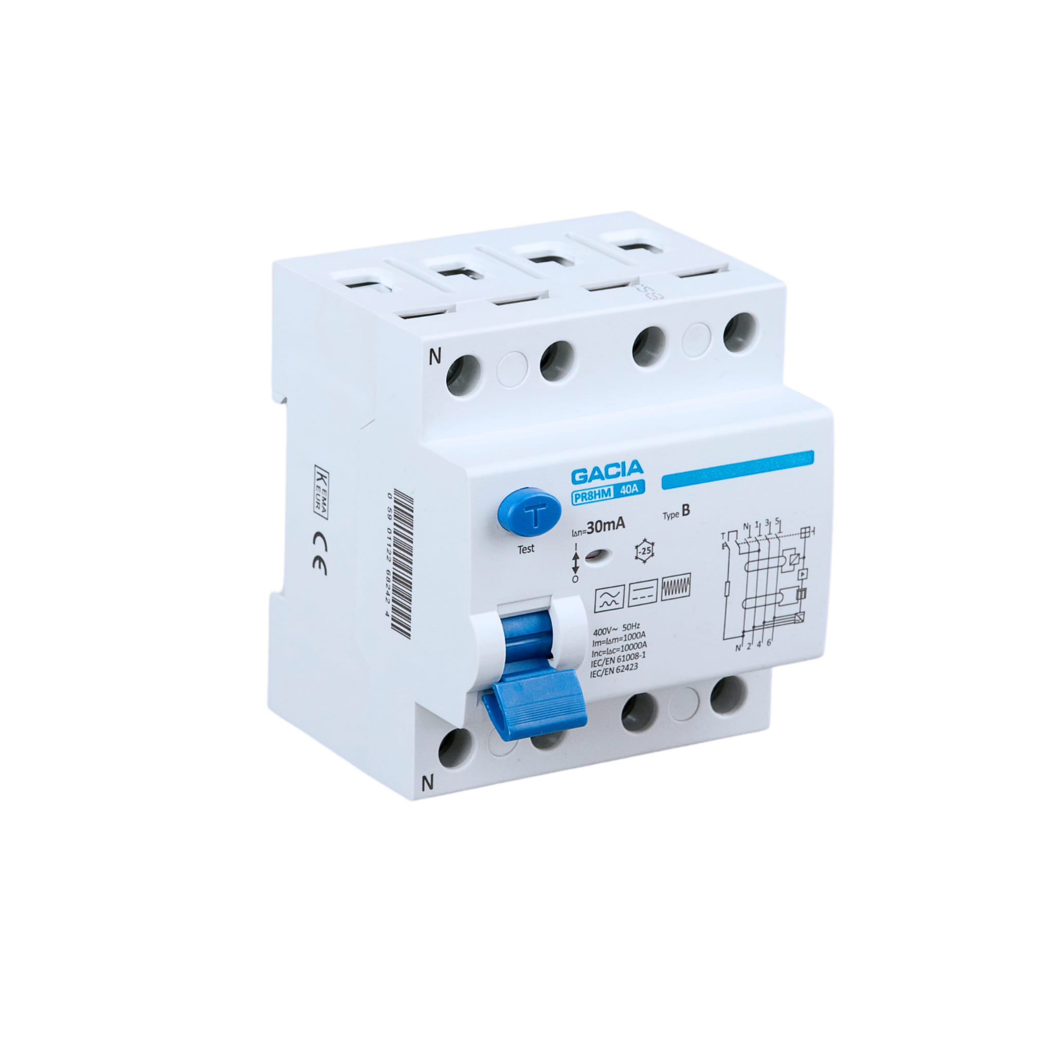 Proudový spínač 4P 40A 300 mA B