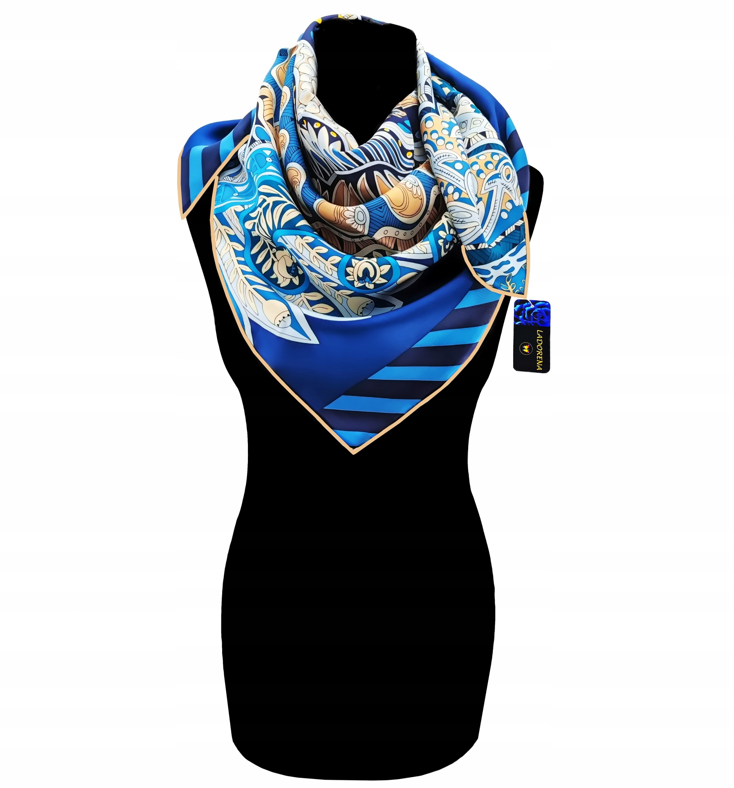 Hedvábný Šátek 100% Přírodní Morušový Hedvábí, Prémiová Kvalita