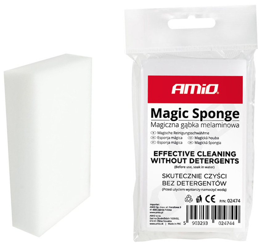 MAGICZNA GĄBKA DO CZYSZCZENIA PLAM USUWA BRUD MOCNA BEZPIECZNA SKUTECZNA