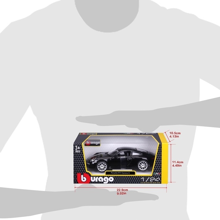 Porsche 911 Carrera S 1:24 model Bburago 18-21065 Wiek dziecka 3 lata +