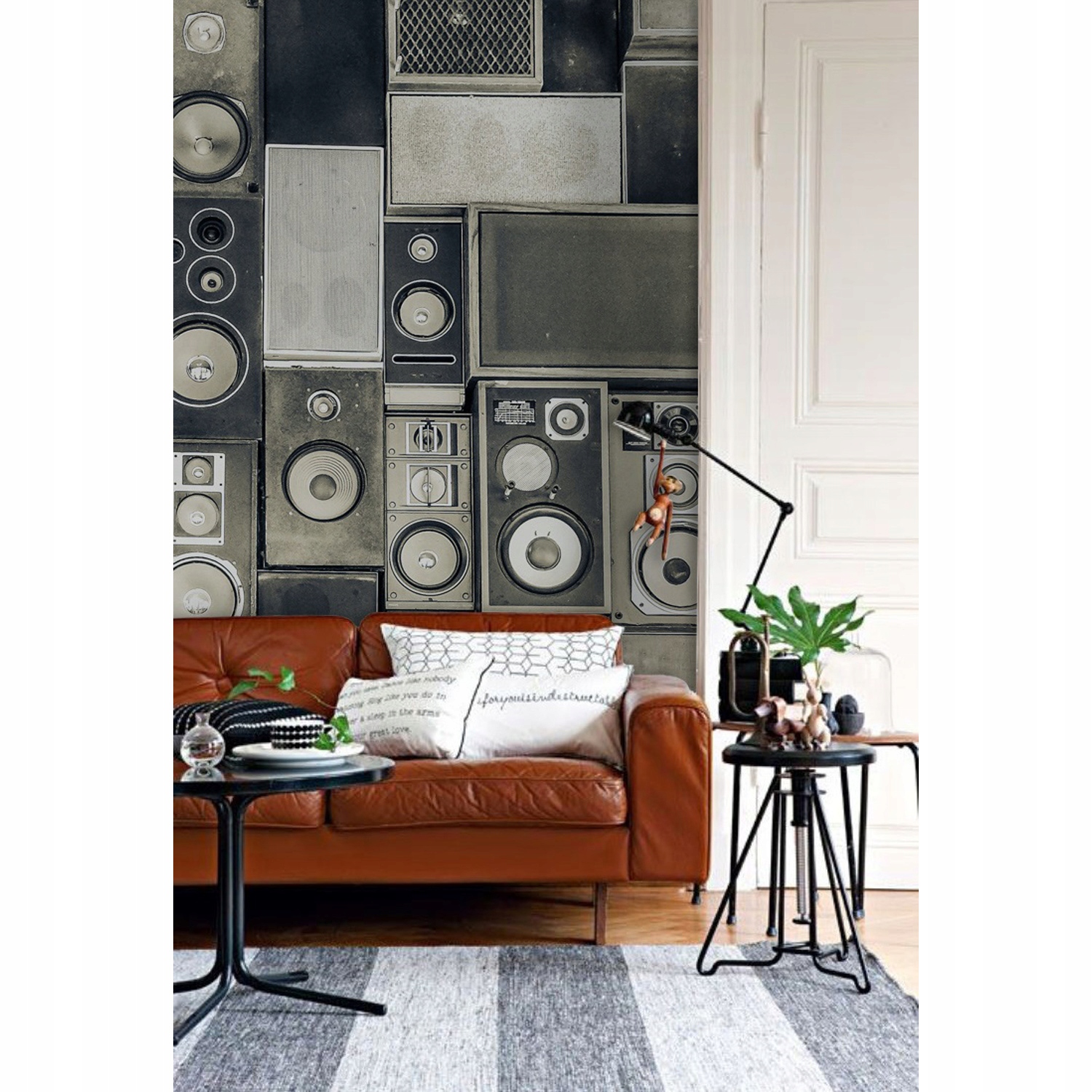 

Fototapeta ścienna Retro muzyka głośniki 208x146cm