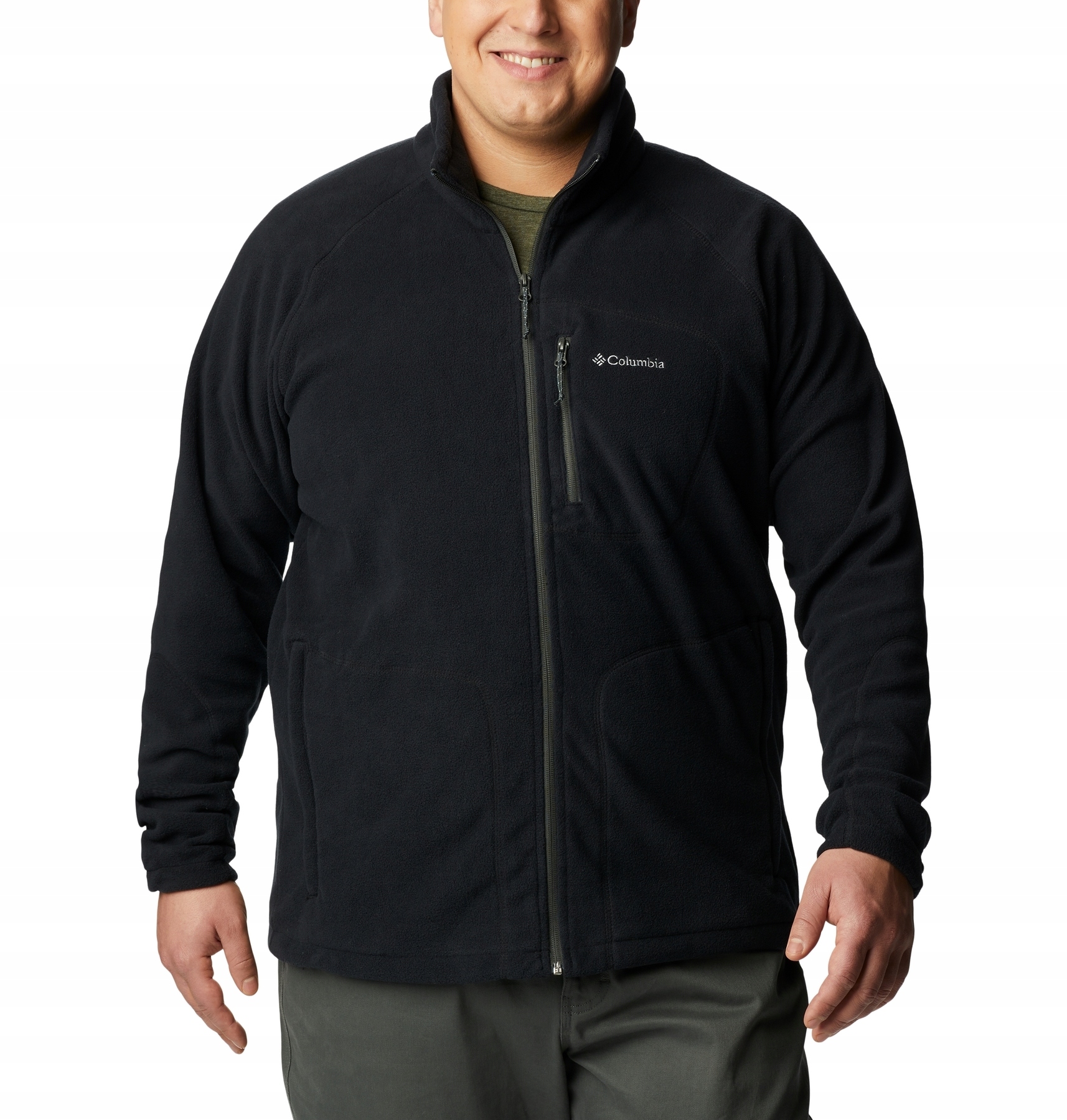 Fleecová Mikina pánský Columbia Fast Trek II černý 1420424010 vel. 3XL