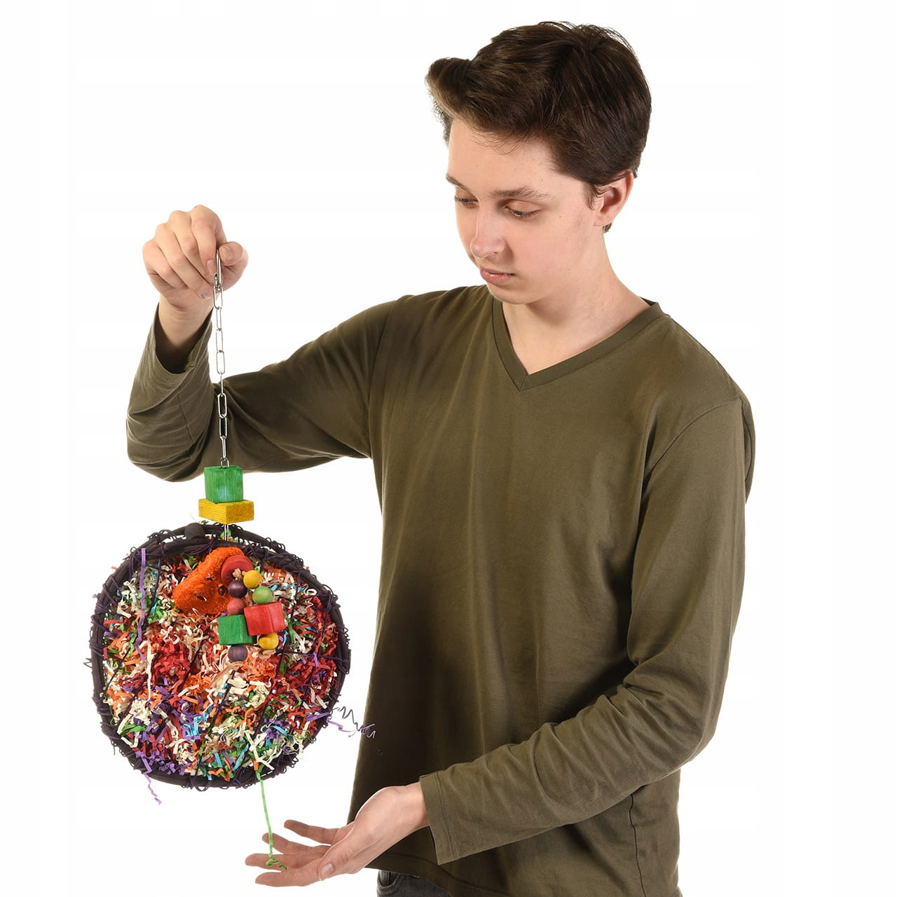 Levně Kreativní Hračka pro papoušky Disk radosti