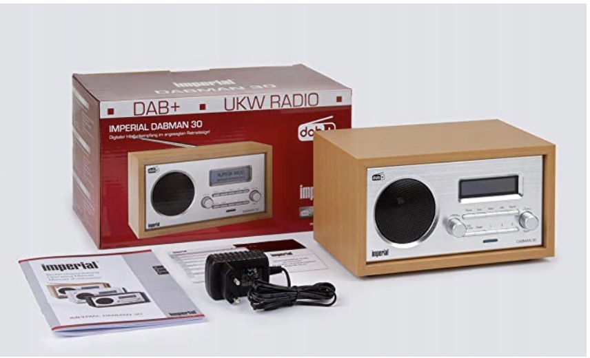 Radio cyfrowe Dabman 30 DAB+/DAB/UKF, AUX IN brąz Kod producenta 1403919