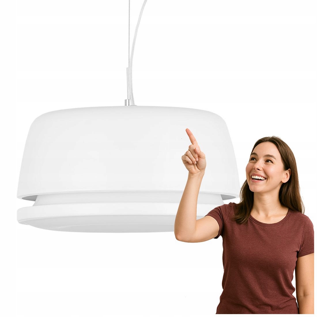 Led závesná lampa Miranda do obývačky a jedálne Italux