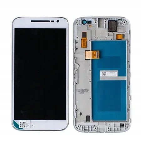 Originální LCD Digitizérový Displej Rámeček Motorola Moto G4 Bílý