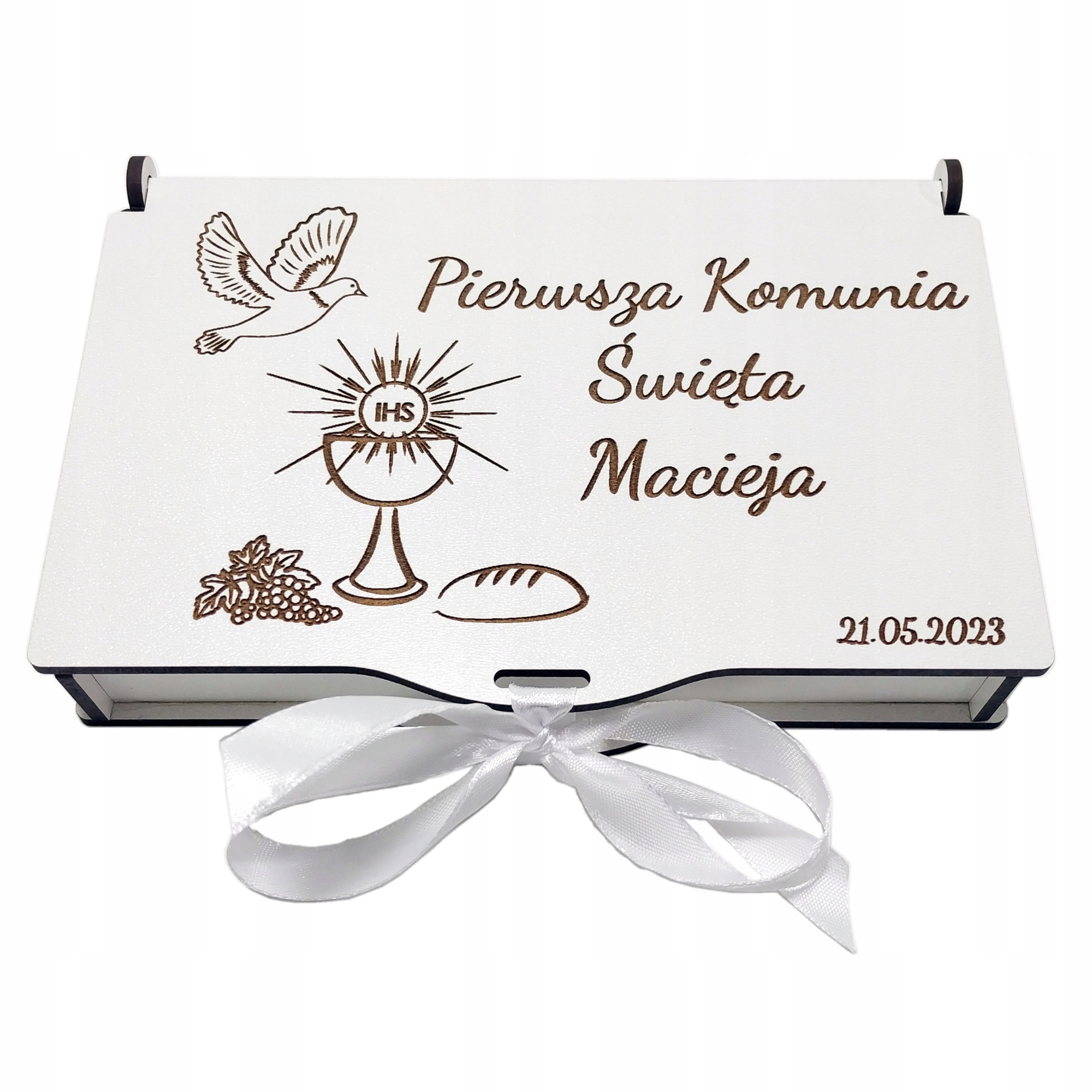 

Pamiątka I Komunii Świętej pudełko na pieniądze