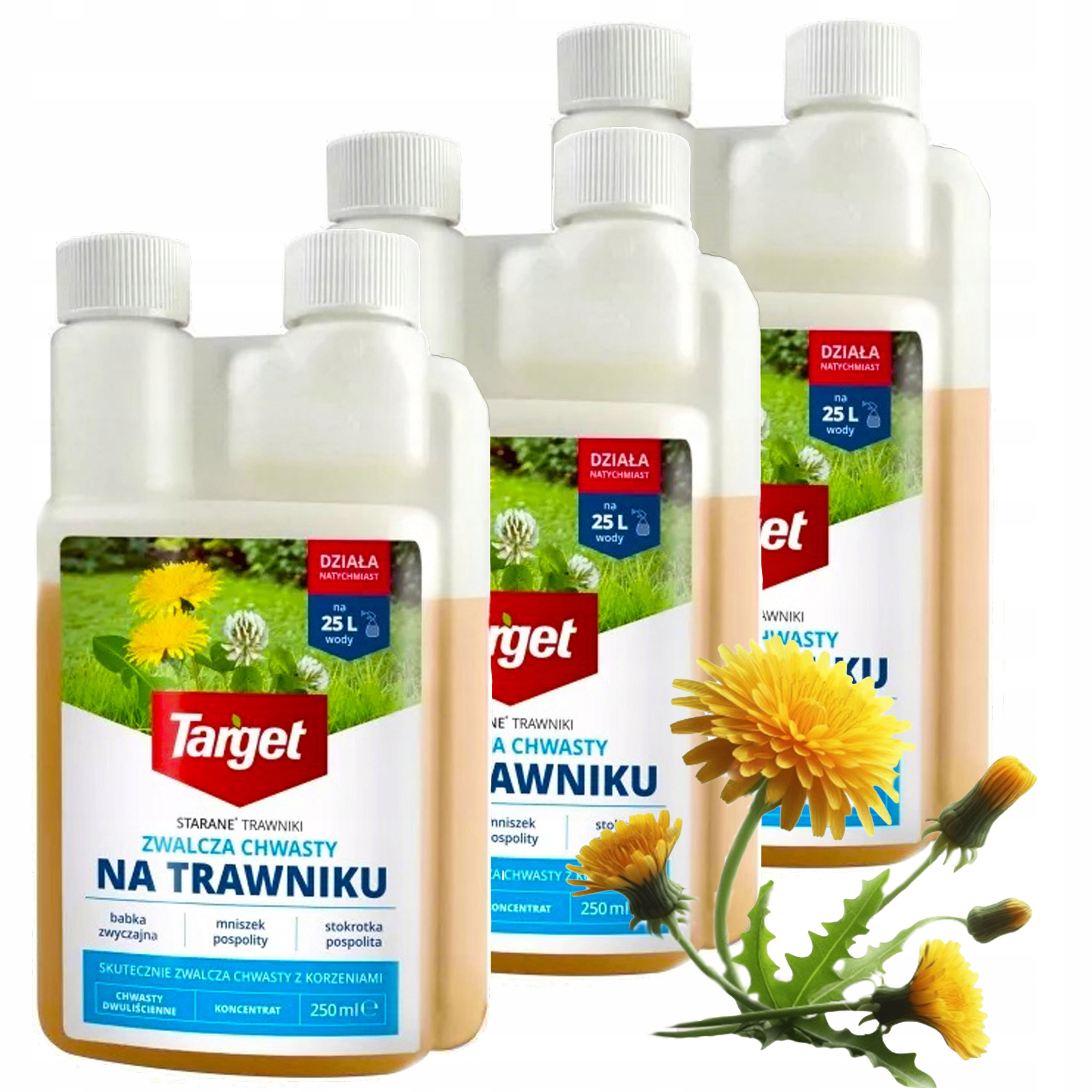 Target Starane Trawniki 3 x 250ML Zwalcza Chwasty 750ml