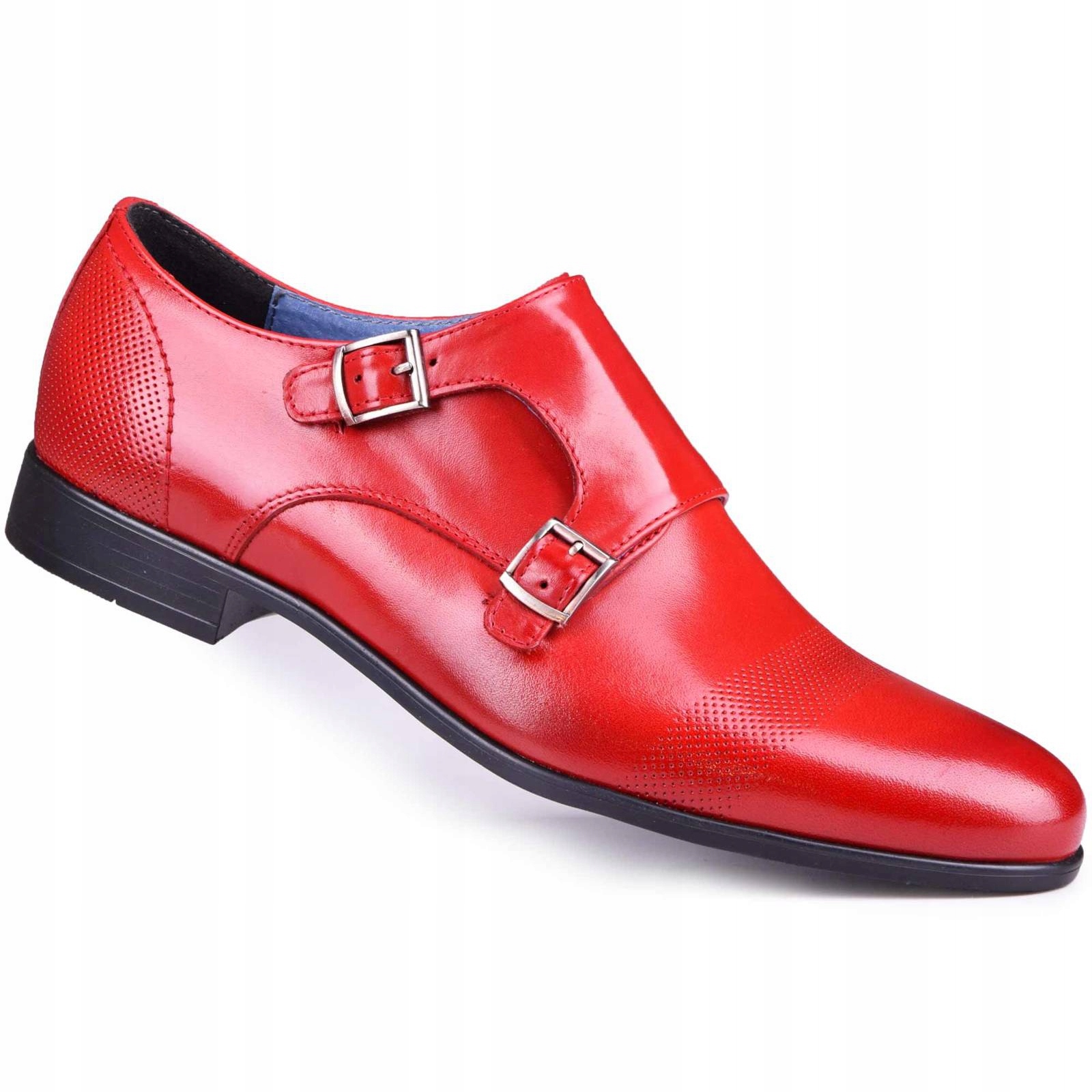 

Czerwone Skóra naturalna Buty Kampol r.42