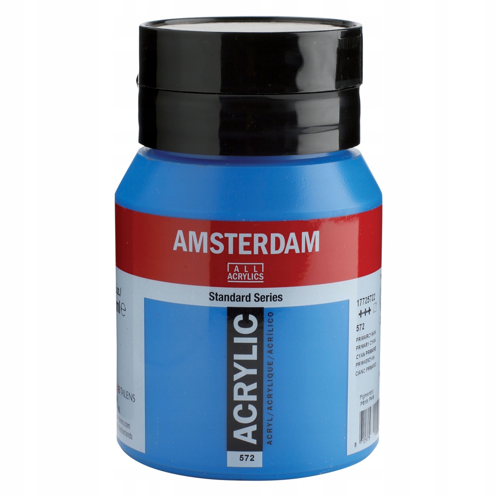 Talens Amsterdam barva akryl 500ml 572 primary cy