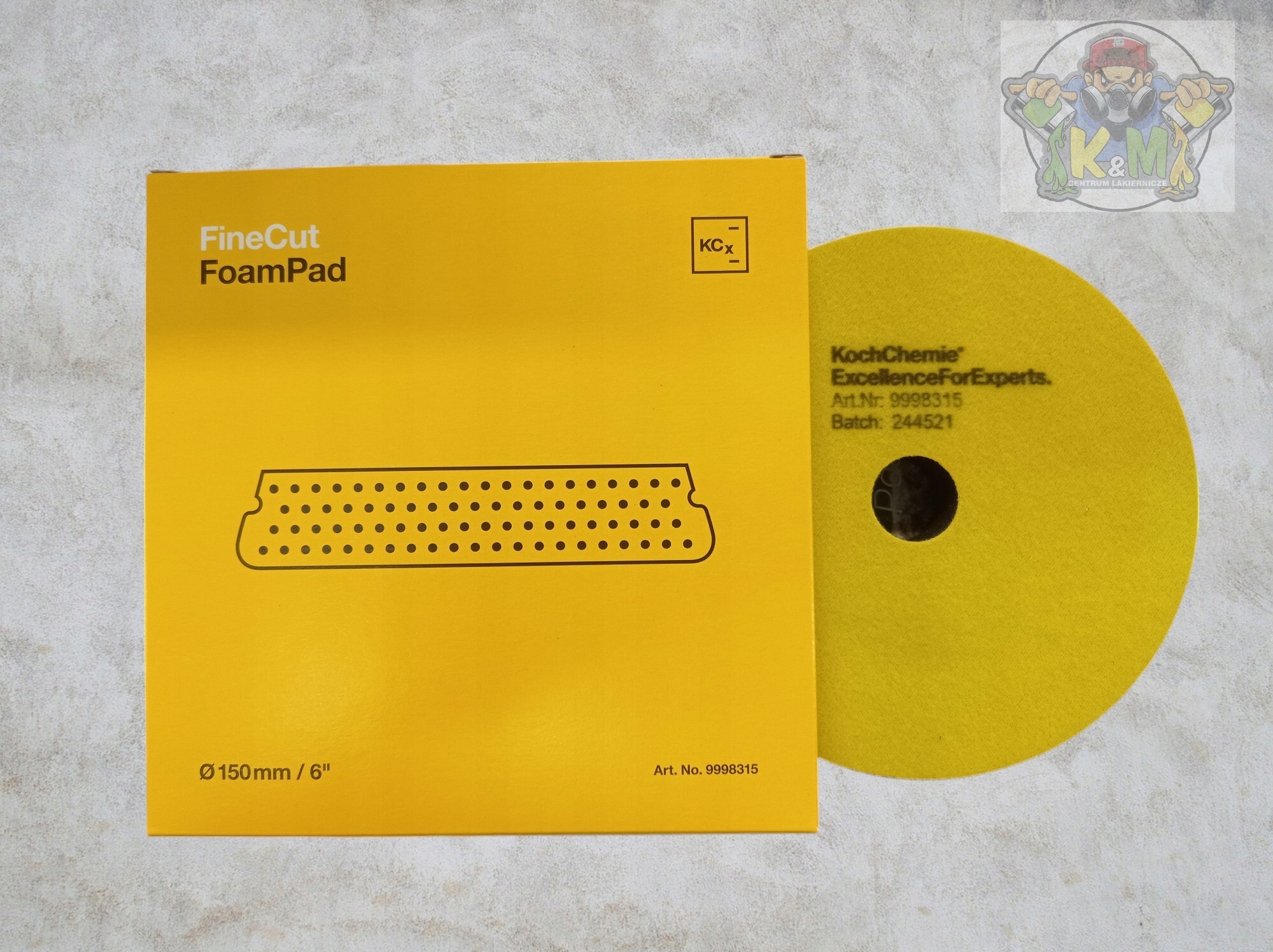 Koch Chemie Fine Cut Foam Pad 150 x 23 mm
